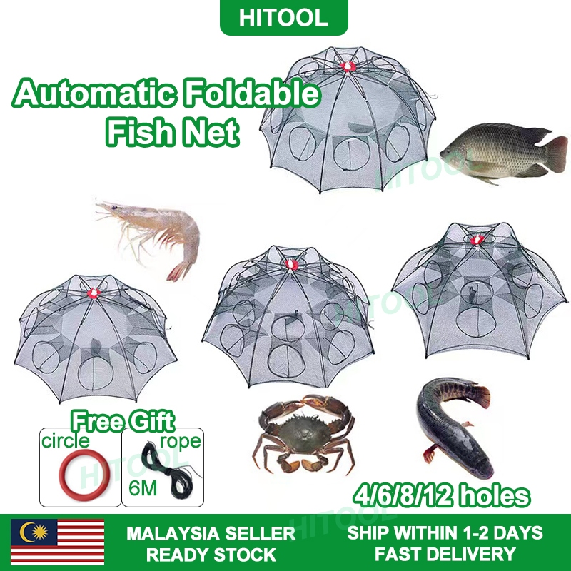 bubu payung jaring ikan bubu ikan jala fishing fish net peralatan ...