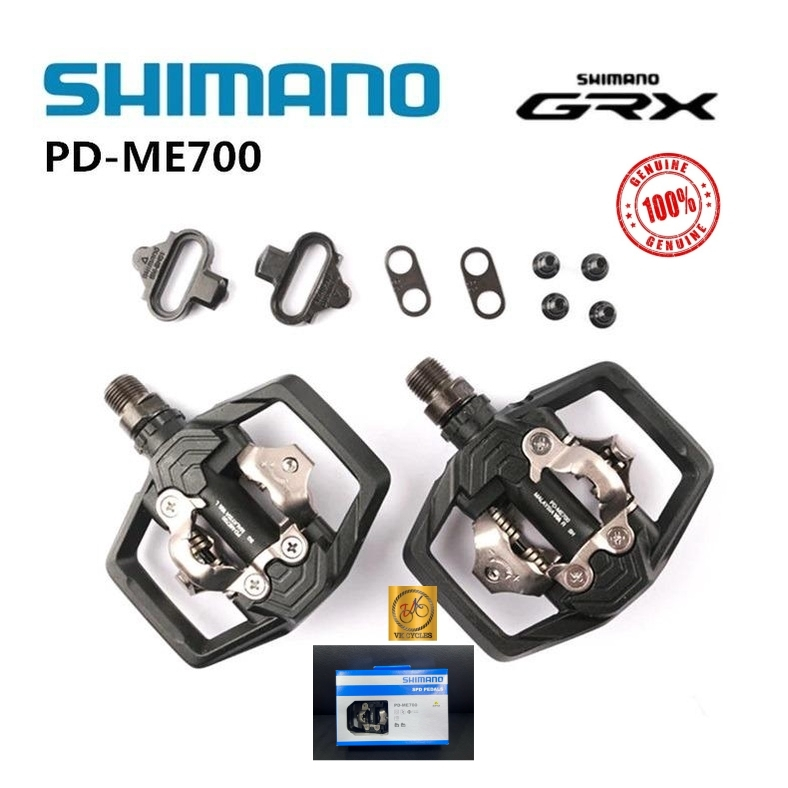 GENUINE SHIMANO PEDAL ME700 PDME700 SPD dual sided Gravel bike TRAIL AM XC ENDURO MOUNTAIN BIKE