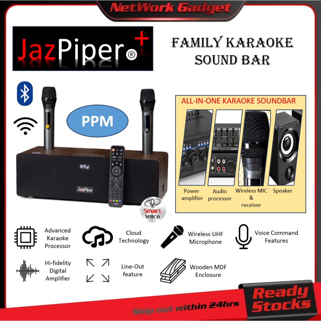 Jazpiper+V3 Family Karaoke Sound Bar Shopee Malaysia