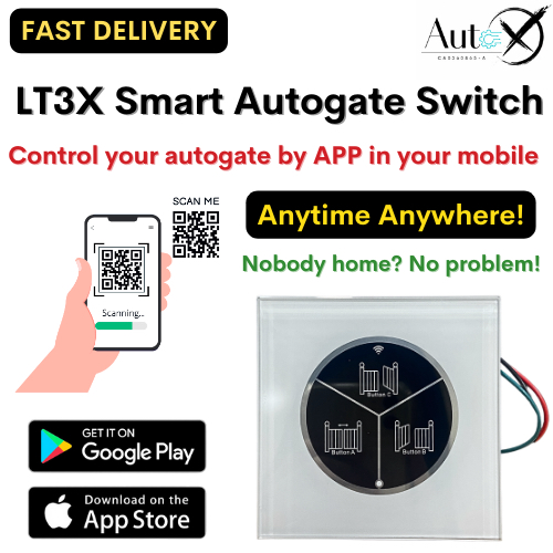 🇲🇾 LT3X Smart Autogate Switch | Wi-Fi APP control | Shopee Malaysia