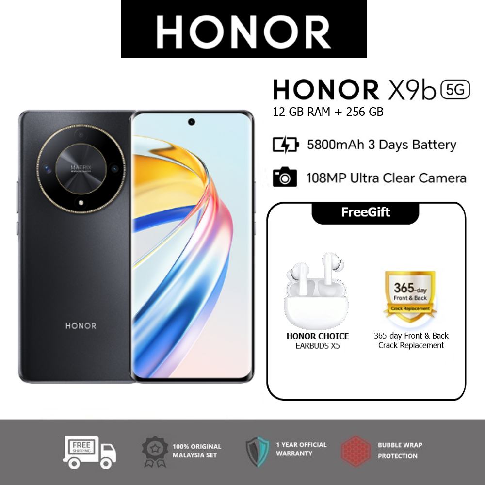 HONOR X9B 5G Smartphone (12GB+8GB RAM + 512GB/256GB ROM) 6.78" Ultra ...