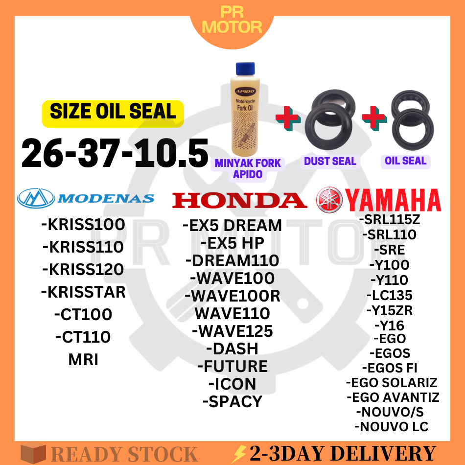 APIDO HEAVY DUTY MINYAK FORK OIL 170ML MOTORCYCLE fork oil seal fork