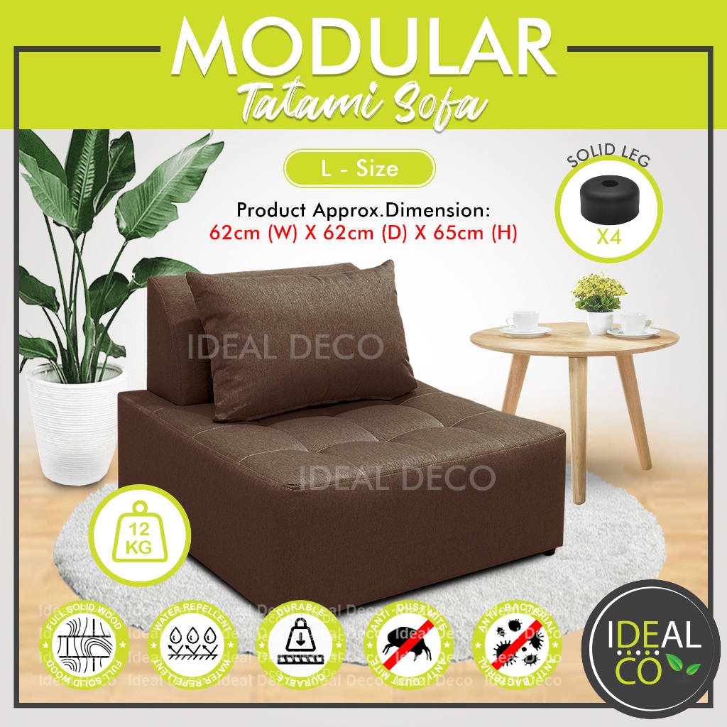 Picture Idea: Free Delivery Modular Sofa Minimalist Design Water Repellent Fabric