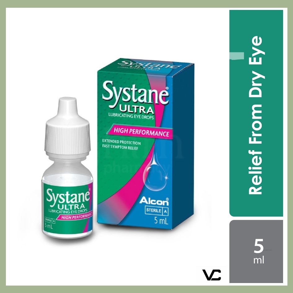 [EXP 04/2025] ALCON SYSTANE ULTRA LUBRICANT EYE DROPS 5ML Shopee