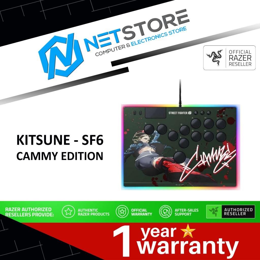 RAZER KITSUNE - SF6 CAMMY EDITION - RZ06-05020300-R3A1 | Shopee Malaysia