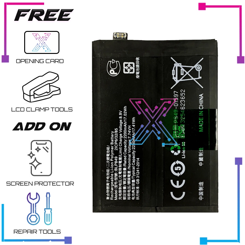 BATTERIE OPPO REALME Gt 5G RMX2202 Pièces De Rechange BLP849 Comme