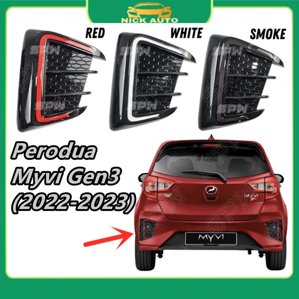 Perodua Myvi G3 Gen3 Facelift (2022-2023) Reflector Rear Bumper LED (RS ...