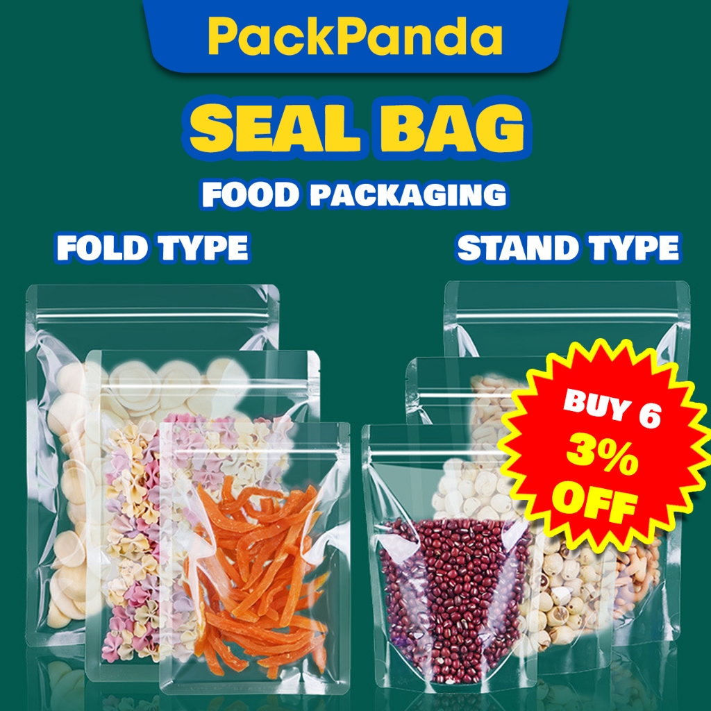 PackPandaTransparent Zip Lock Plastic Bag Zip Bag Plastic Ziplock