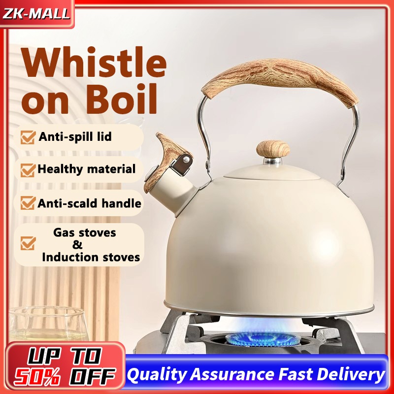 2.5L Stainless Steel Kettle Whistling Kettle Jug Kettle Water Heater