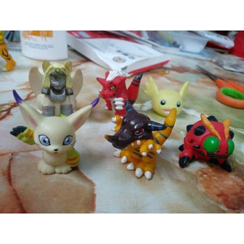 Digimon Finger Puppet Tailmon Greymon Upamon Tentomon Growlmon ...