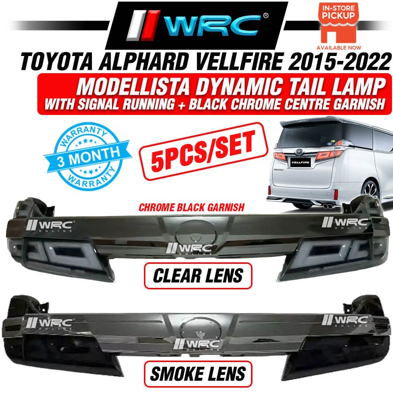 Toyota Vellfire 2015 - 2022 Modellista Dynamic Tail Lamp With Signal ...