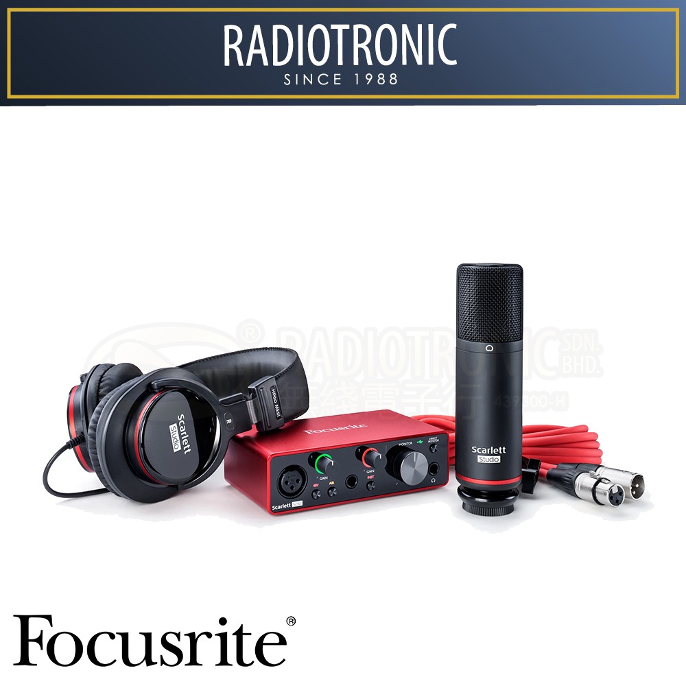 Focusrite Scarlett Solo Studio Pack (3rd Generation) | Shopee Malaysia