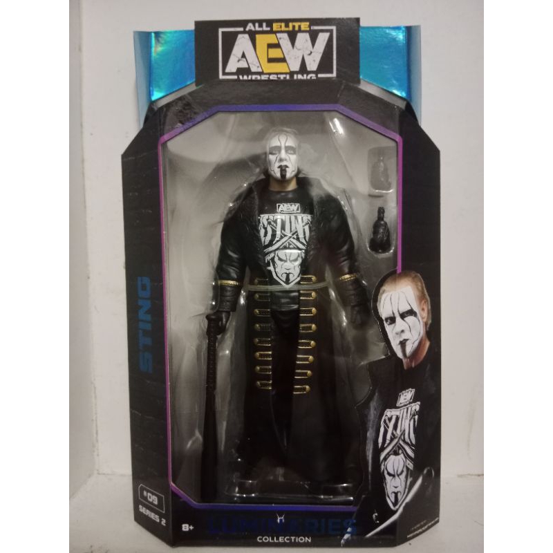 Jazwares AEW Unmatched Series 2 Sting Luminaries Collection Wrestling ...