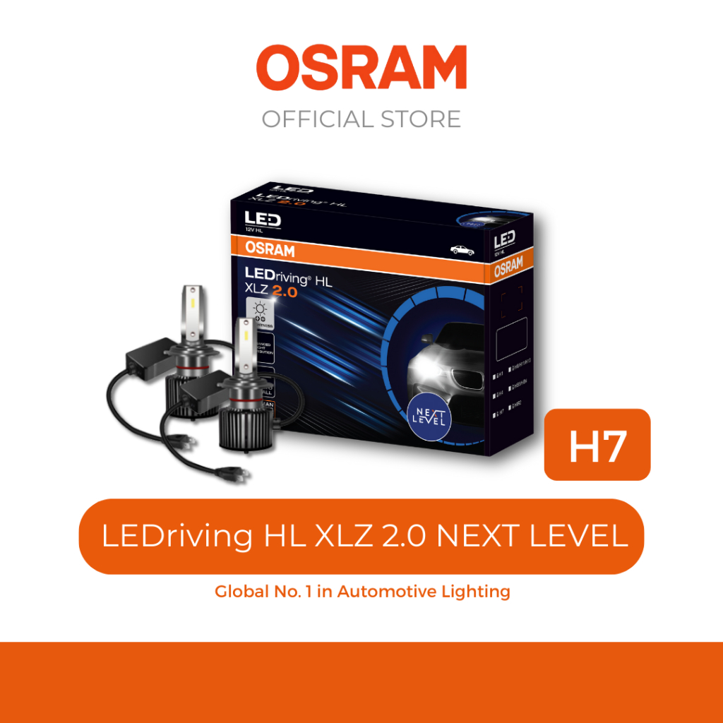 OSRAM LEDriving HL XLZ 2.0 NEXT LEVEL LED 1 SET (2PCs) All Size