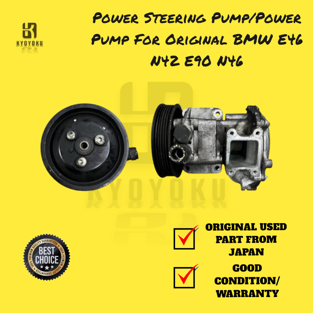 KYOYOKUPower Steering Pump/Power Pump For Original BMW E46 N42 E90 N46