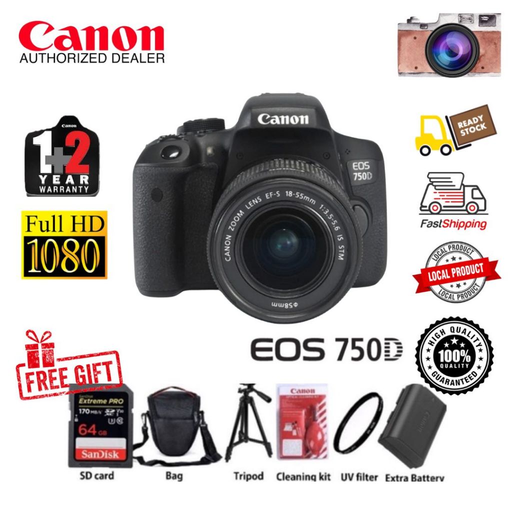 Canon 750d wifi store connection