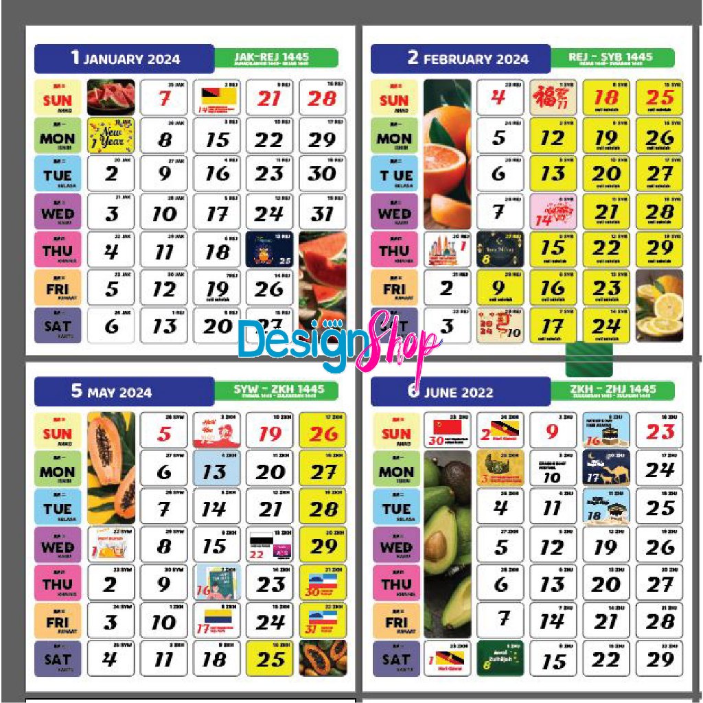 TAHUN 2024 CALENDAR KUDA MALAYSIA PDF DOWNLOAD HIGH QUALITY / HIGH