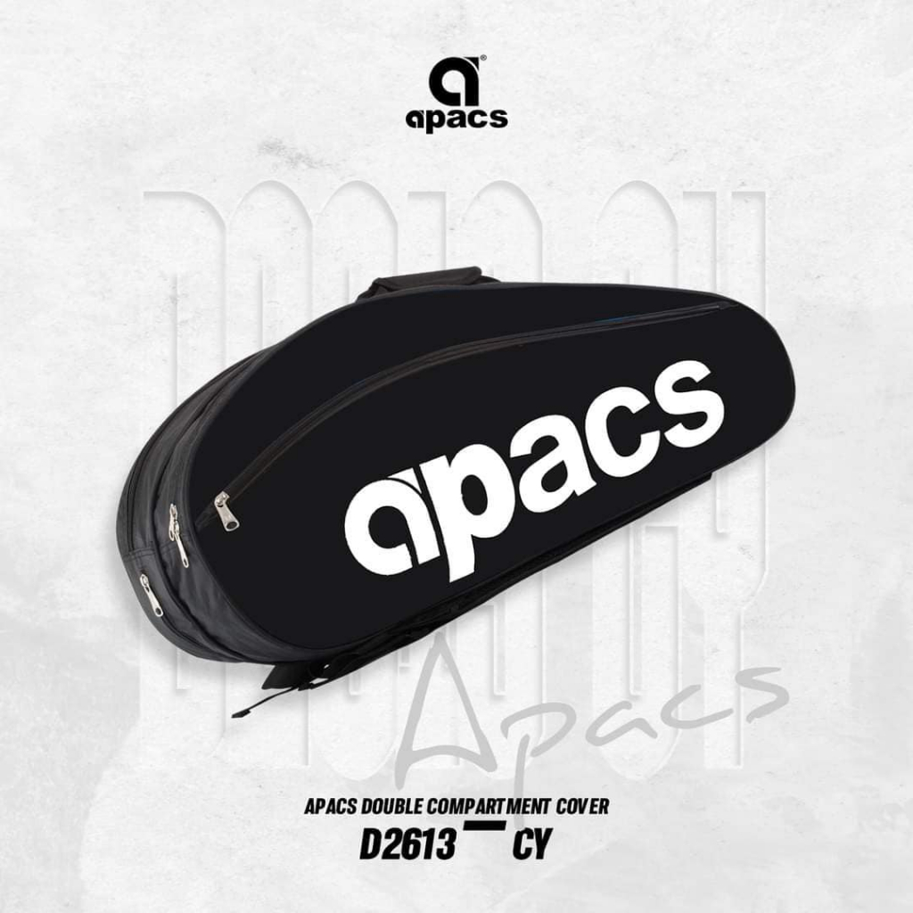 Apacs Double Zip D2611 Badminton Racket Bag Original 100% | Shopee Malaysia
