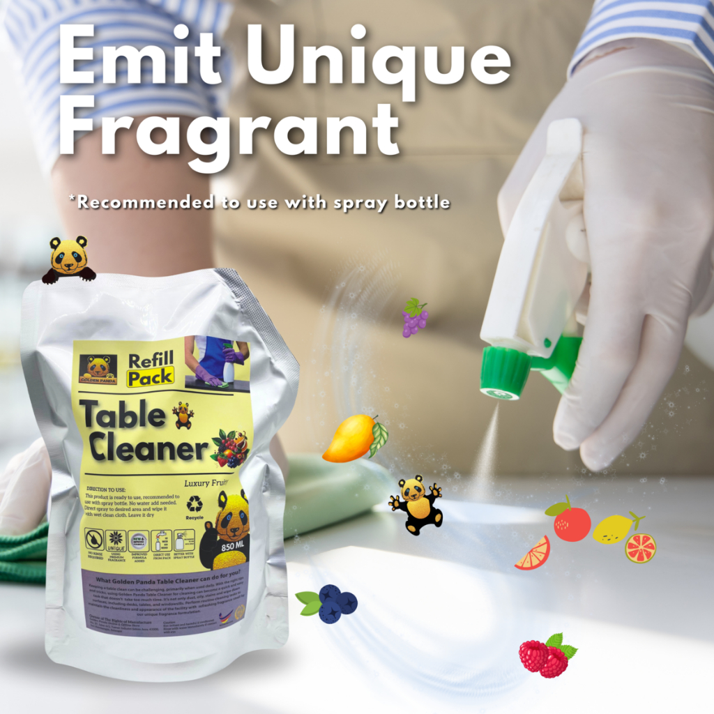Refill Pack Table Top Cleaner/ Antibacterial Table Cleaner Non Toxic