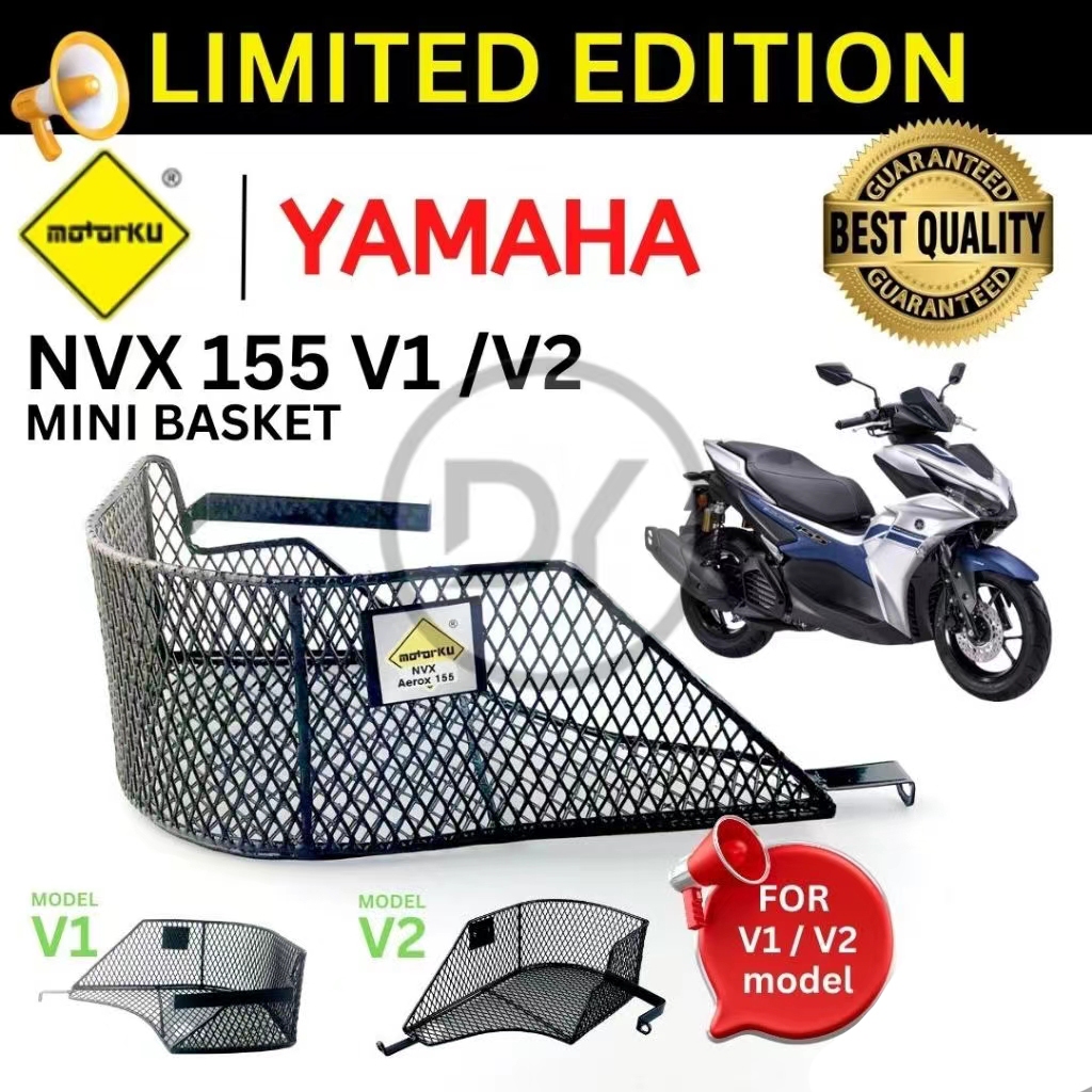 YAMAHA NVX AEROX 155 NVX V1 & NVX V2 & NVX V3 NEW Bakul Sisi Tepi ...