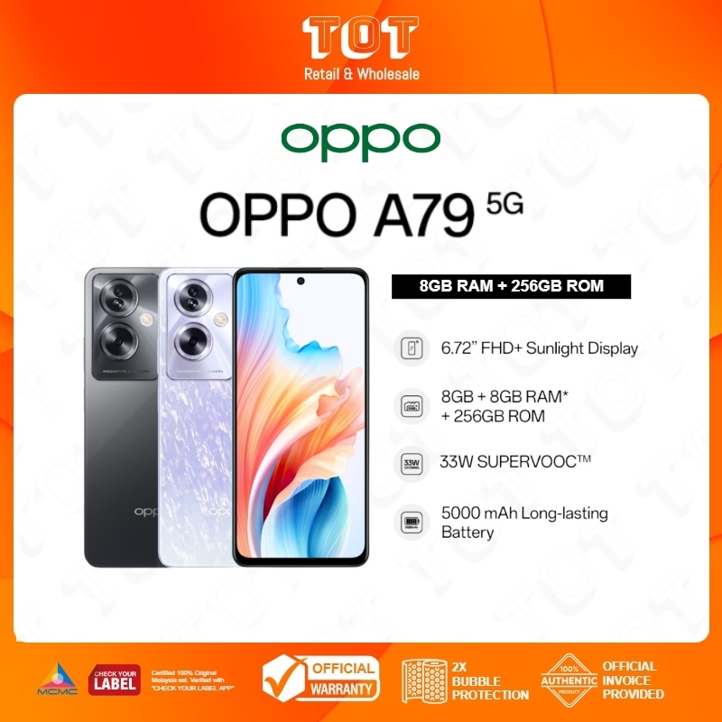 OPPO A79 5G (8GB+8GB RAM + 256GB ROM) 6.72