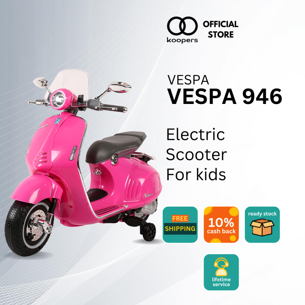 6v vespa deals ride on