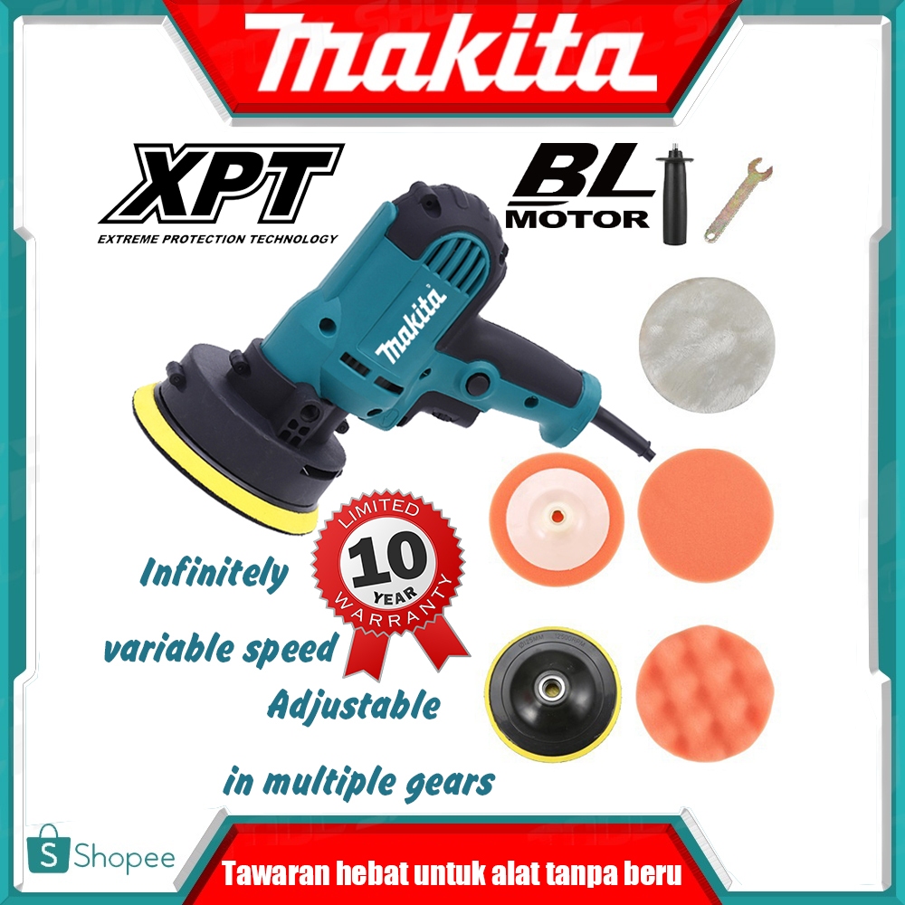 Free Gift Japan Makita 850W Electric Car Polisher Machine5'' Sander