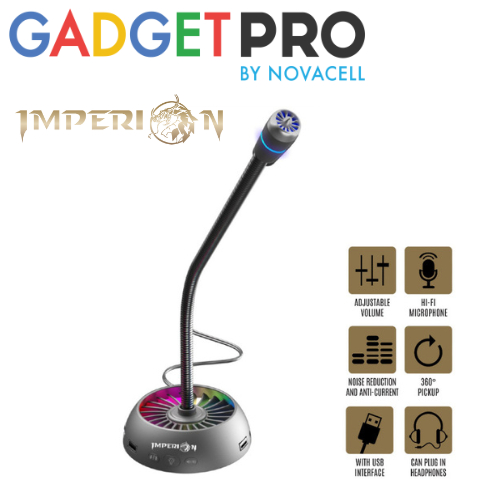 IMPERION PG-310 CLAN MULTI-FUNCTION GAMING MICROPHONE WITH RGB DESIGN ...