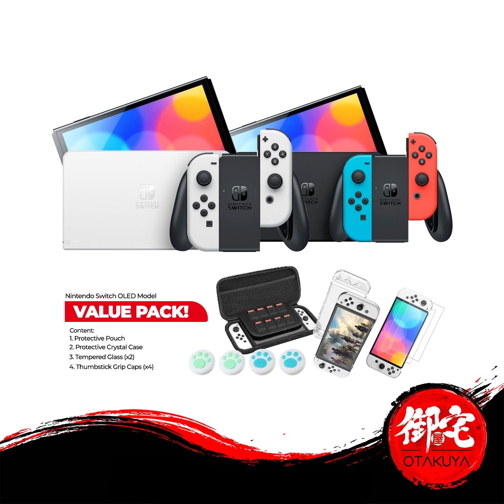 【RAMADAN SALE】Nintendo Switch OLED Model Neon / White Console Value