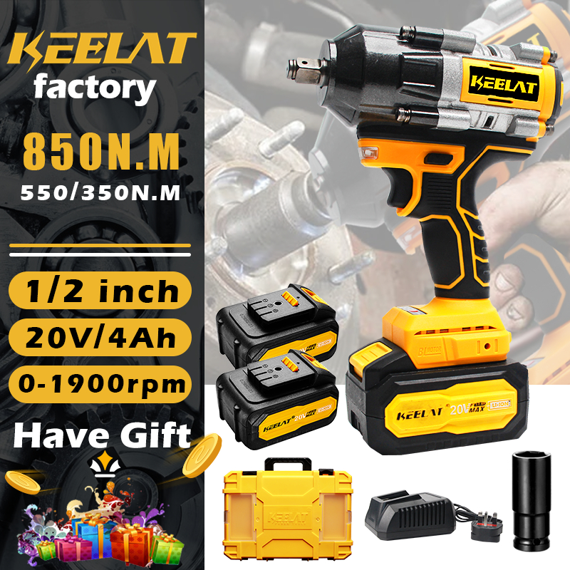 keelat KID0010 Impact Wrench With Stronger 800N.m High Torque Heavy