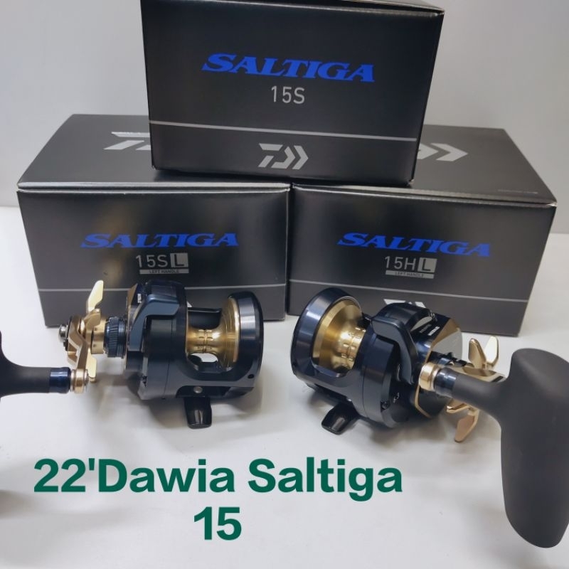 22'Daiwa Saltiga 15HL/15SL left/right handle baitcasting reel