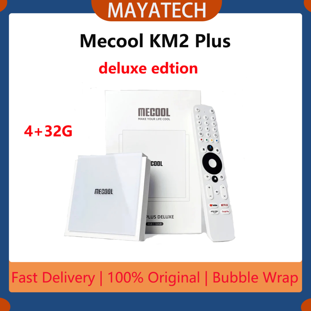 Mecool KM2 Plus 4+32GB Android 11 TV Box smart 4K for Netflix Android TV