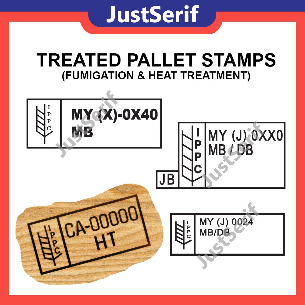 Treated Pallet Stamps（Fumigation & Heat Treatment） | Shopee Malaysia