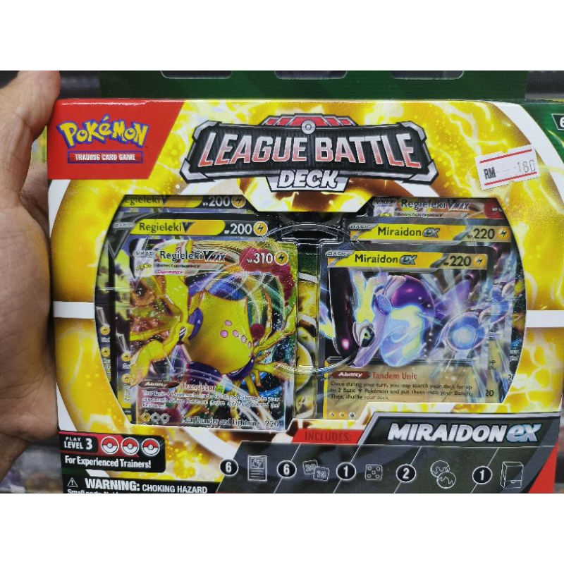 Ready stock - Pokemon Card Deck - League Battle Deck Miraidon ex ...