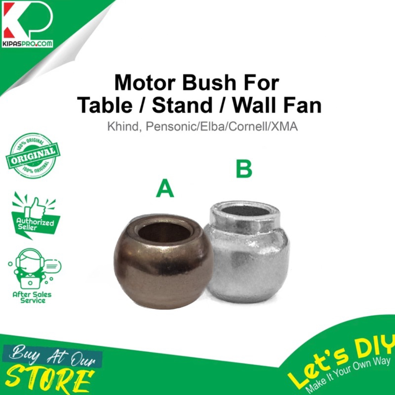 FAN MOTOR BUSH FOR TABLE/STAND/WALL & AUTO FAN BRAND KHIND/PENSONIC
