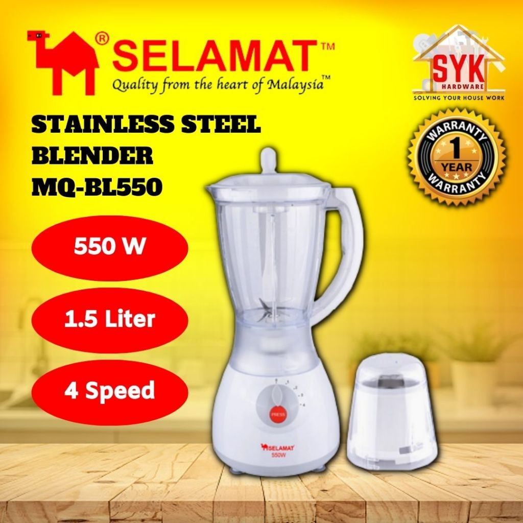 SYK SELAMAT Blender Jug MQBL550 Food Fruit Juicer Smoothie Blender