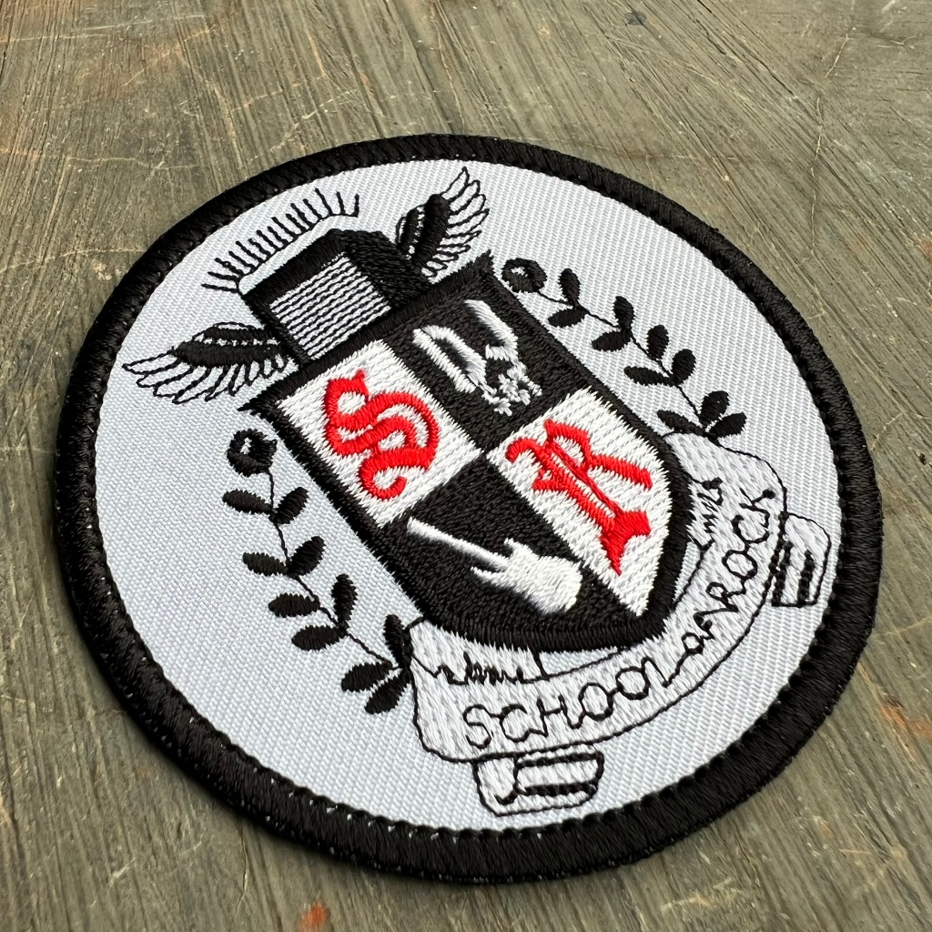 School Of Rock Embroidered patch Shopee Malaysia