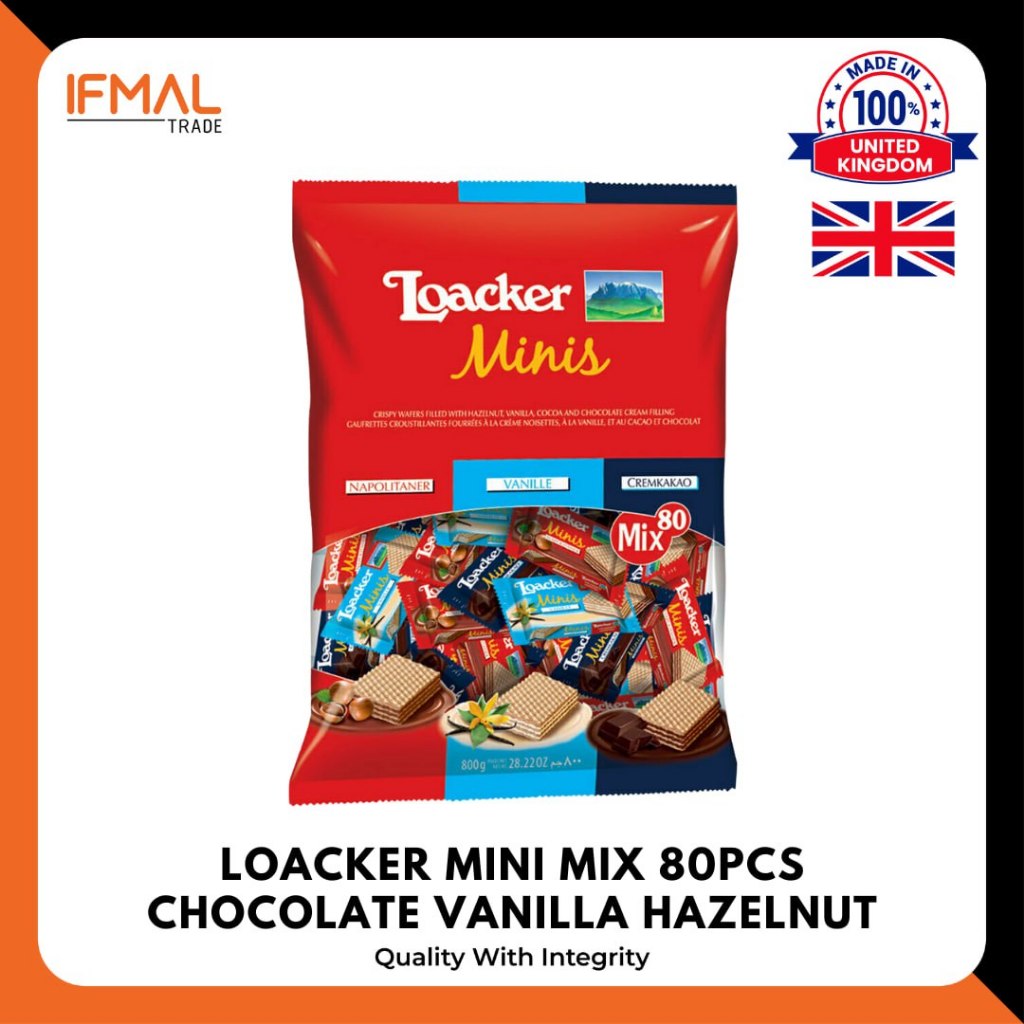 Loacker Minis Mix 80pcs 800g | Shopee Malaysia