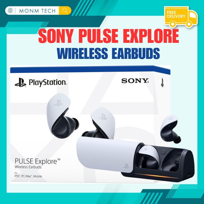 Sony Interactive Entertainment - PULSE Explore wireless earbuds - White