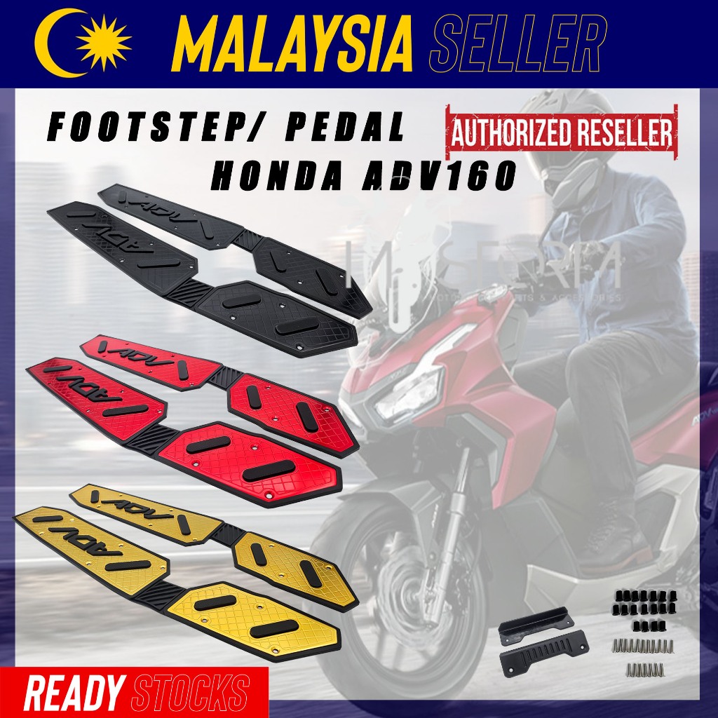 HONDA ADV150 ALAS KAKI DEPAN PREMIUM FOOTREST FOOTSTEP FOOTMAT PANEL ...
