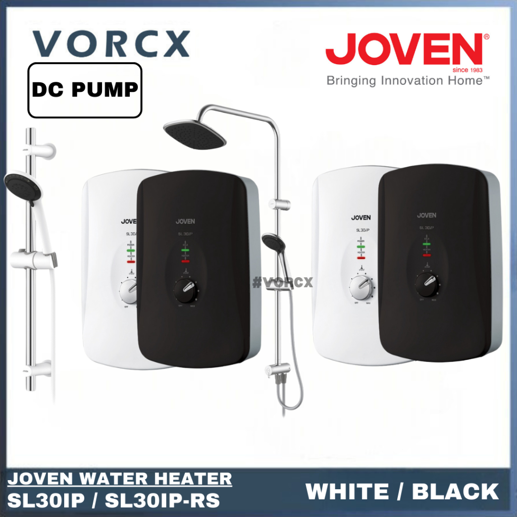 Joven SL30iP / SL30iPRS / SL30E Water Heater with Pump Rainshower