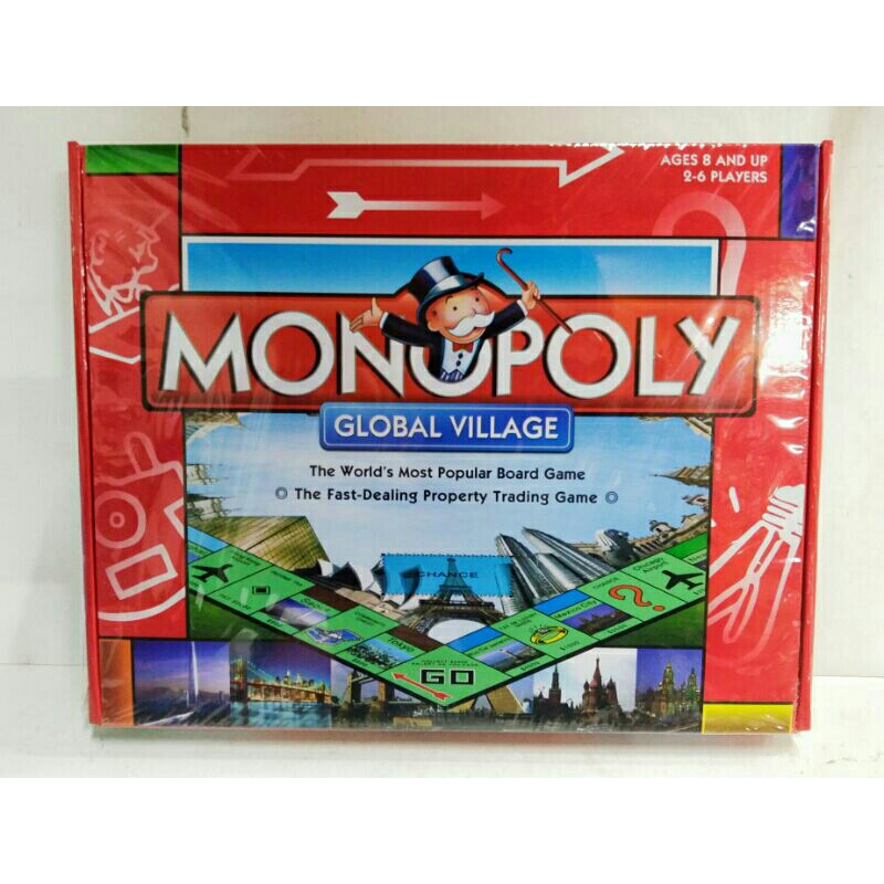 Monopoly Global Village Property Trading Game Fun Family Boardgames