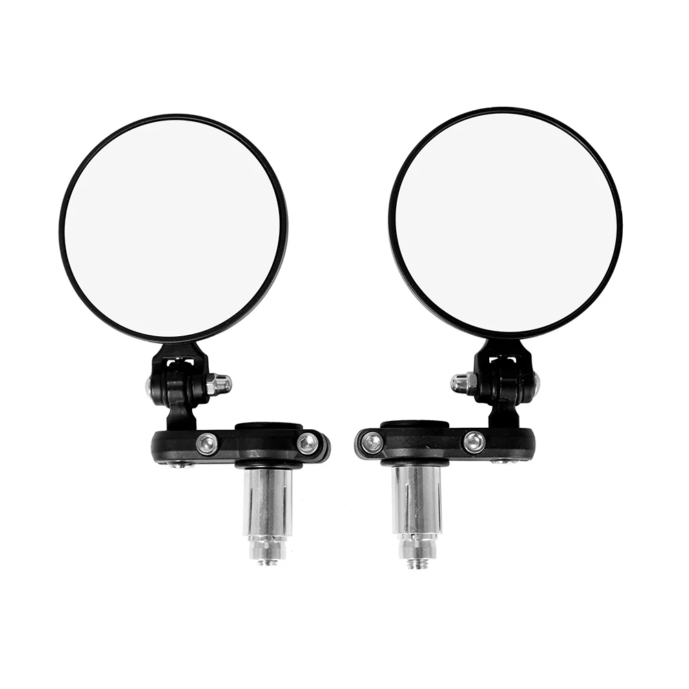 Bike Mirrors For Handlebars Motorcycle Rearview Mirror 22mm Universal Motorcycle Bar End Round Side Mirror For Harley Cafe Racer Scooter Ect I.267733319 Ebike Mirror