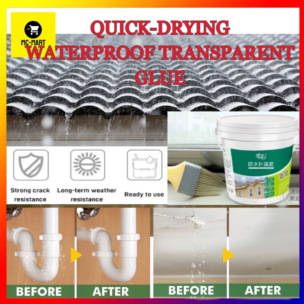 Transparent Waterproof Glue Waterproof Paint Adhesive Seal Leaking
