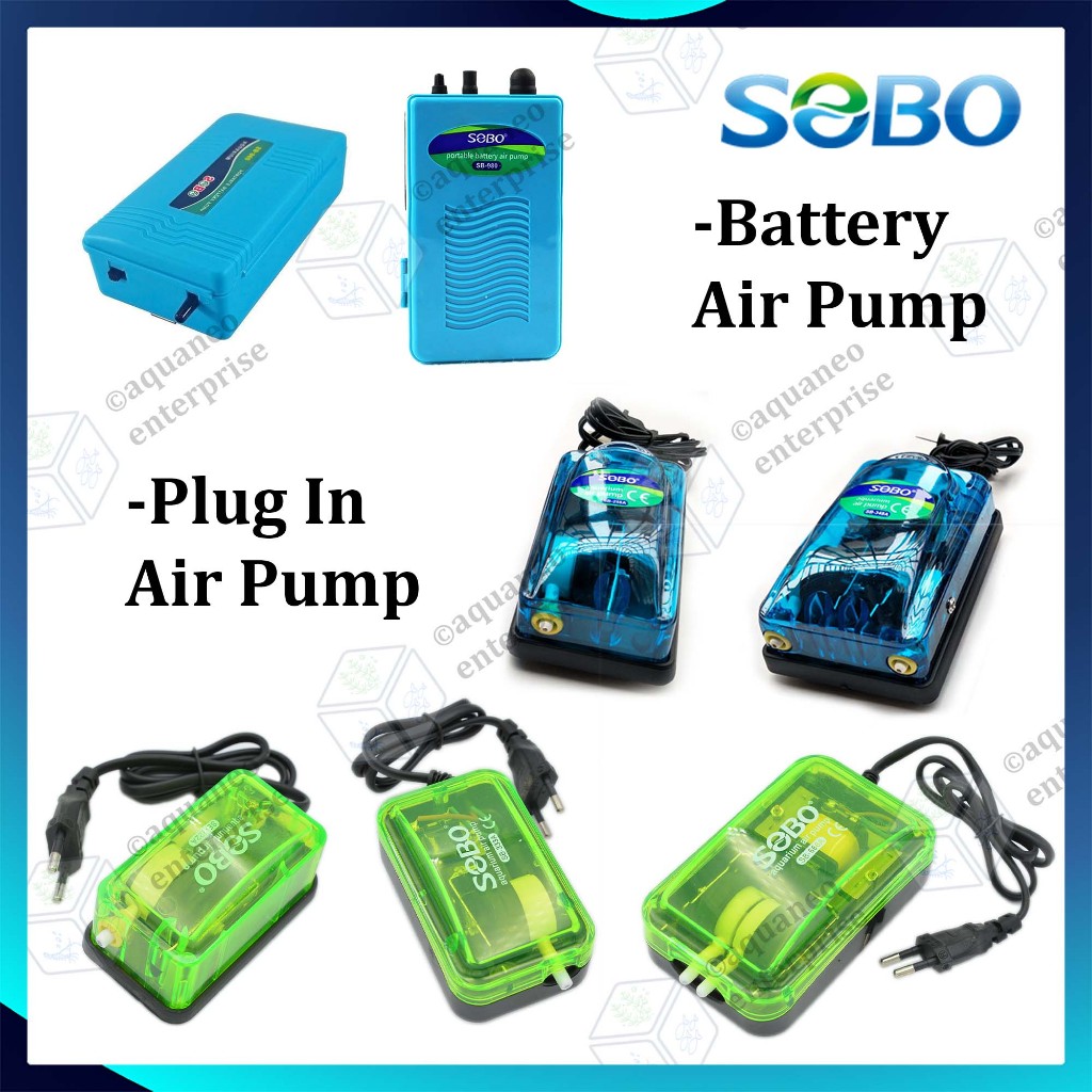Sobo Aquarium Battery Plug In Air Pump sobo air pump aquarium oxygen