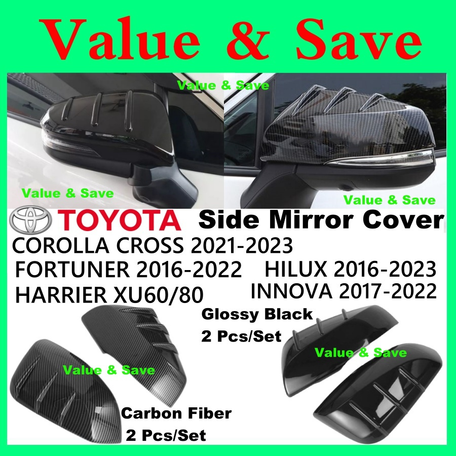 Toyota Corolla Cross Fortuner Harrier Hilux Innova Side View Mirror ...