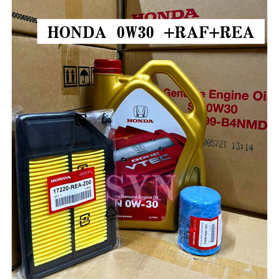 Honda Genuine Fully Synthetic SN 0W30 Engine Oil+Honda Oil Filter And