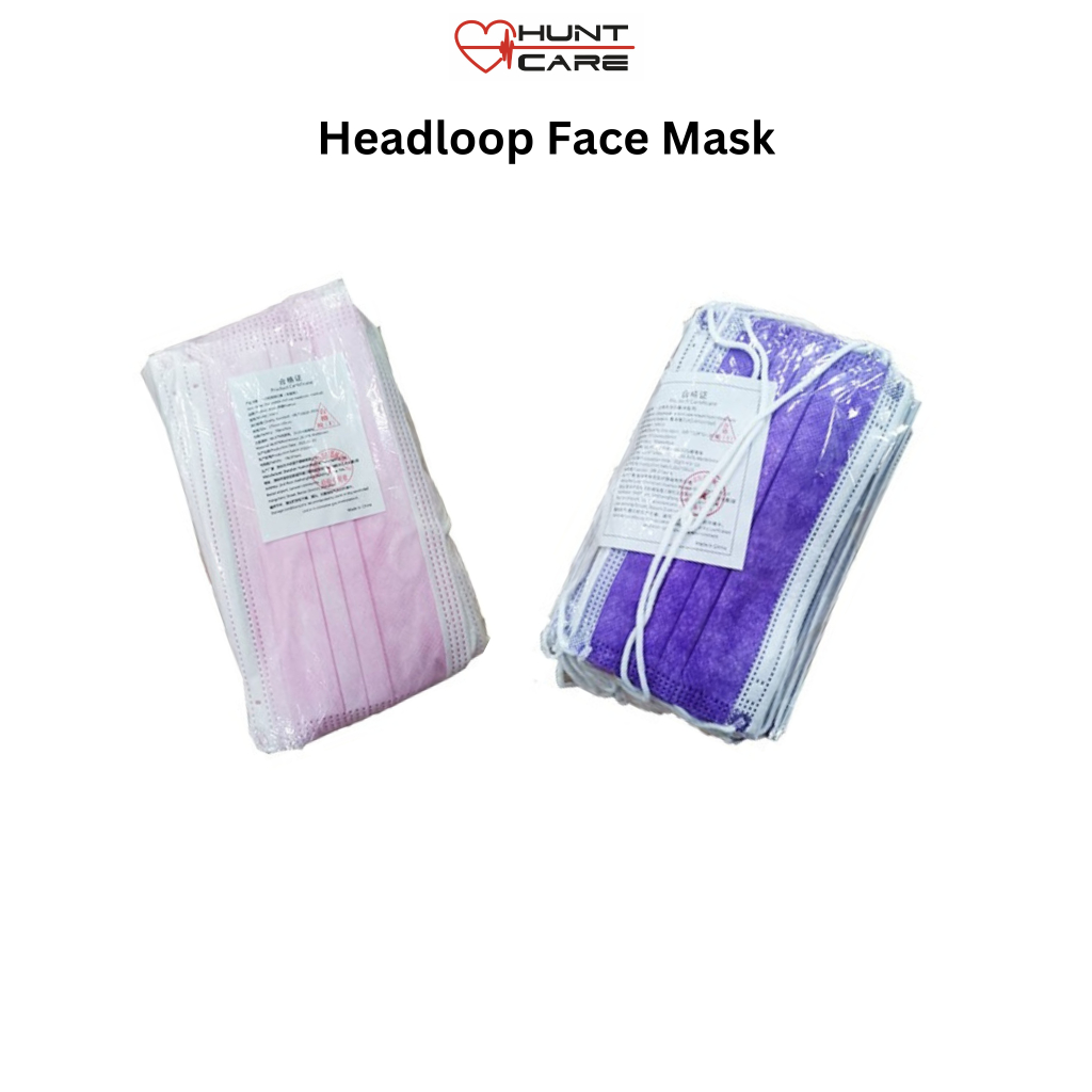 Face Mask Headloop Adult Medical Mask Topeng Muka Headloop Medikal 医用口罩 ...
