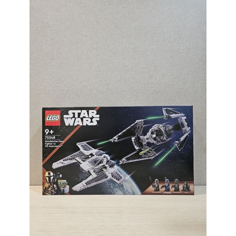 Lego Star Wars 75348 Mandalorian Fang Fighter VS TIE Interceptor ...
