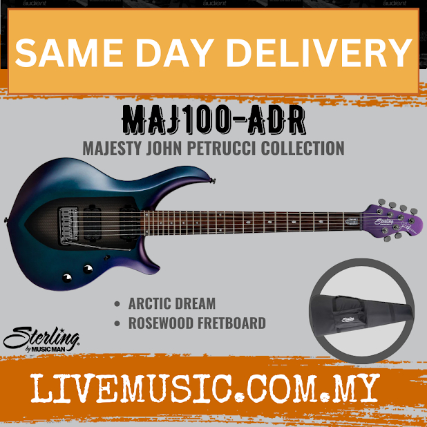 Sterling music man maj deals 100 icr john petrucci signature